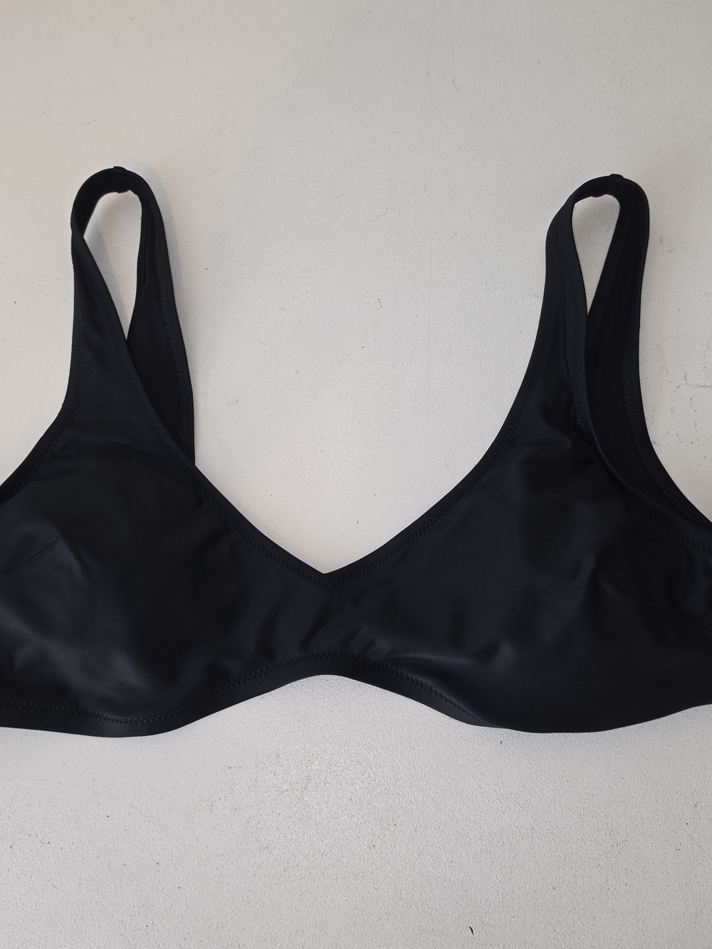 aerie Black Seamless Bikini Top